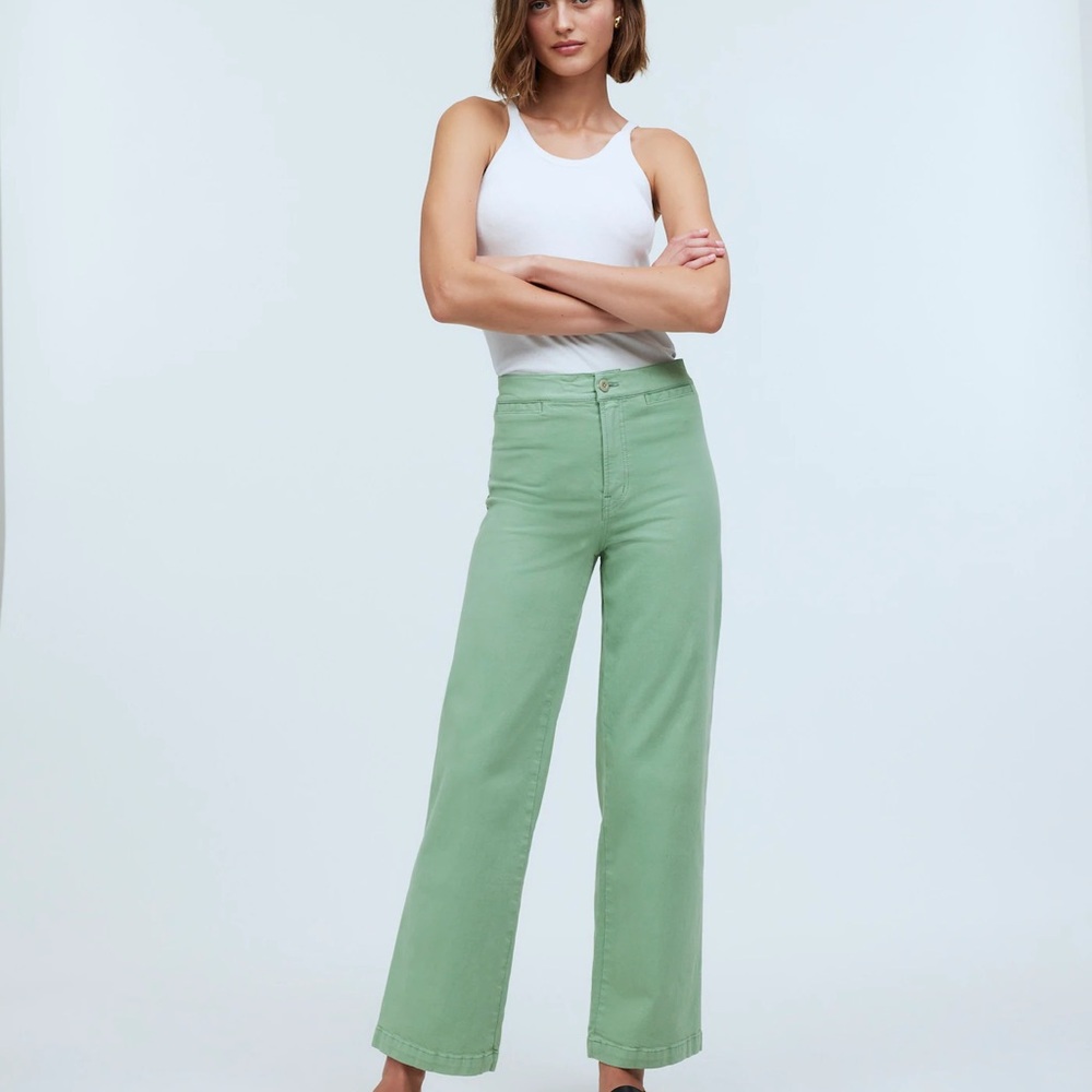 [Madewell] Emmett Wide Leg Crop petite